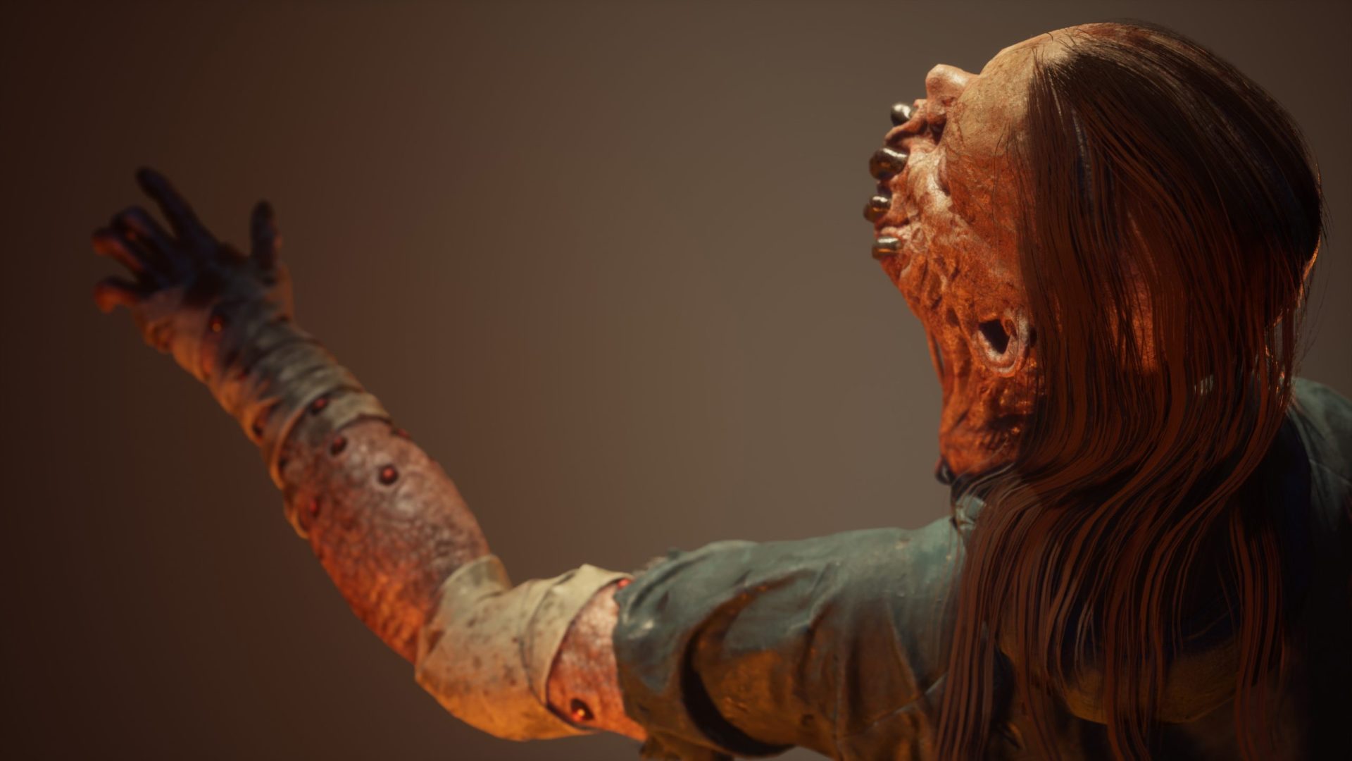 The 3D Character "Reclusa", posing 6.